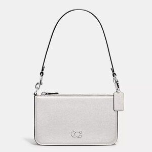 Coach Pouch Bag in Crossgrain Leather- NWT